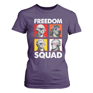 Freedom Squad Founding Fathers T Shirt For Women American Revolution 4th of July