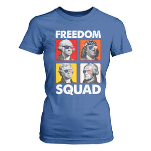 Freedom Squad Founding Fathers T Shirt For Women American Revolution 4th of July
