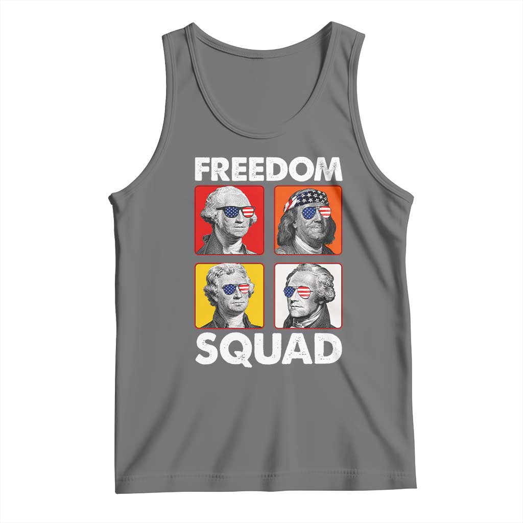 Freedom Squad Founding Fathers Tank Top American Revolution 4th of July
