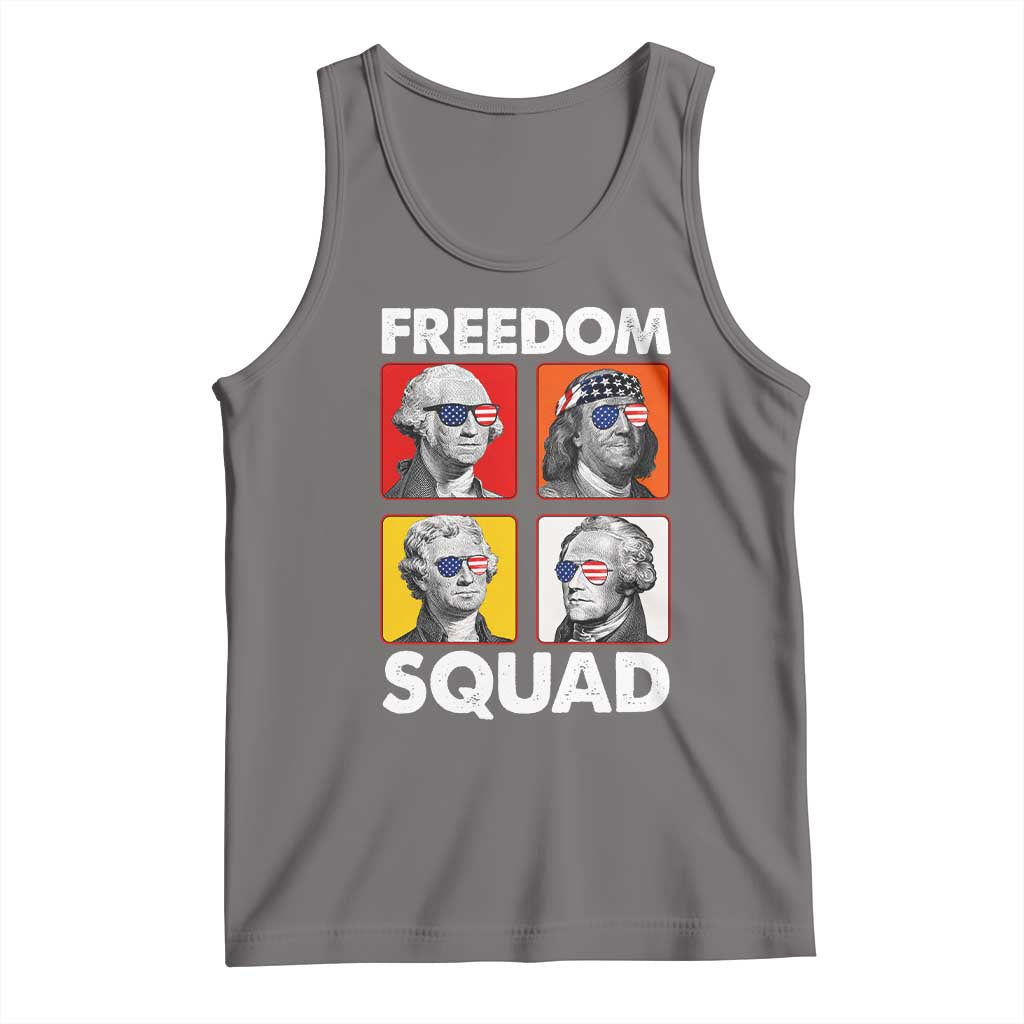 Freedom Squad Founding Fathers Tank Top American Revolution 4th of July