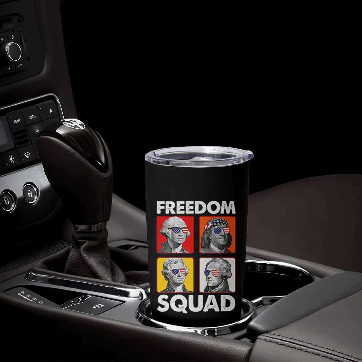 Freedom Squad Founding Fathers Tumbler Cup American Revolution 4th of July