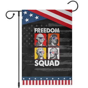 Freedom Squad Founding Fathers Patriotic Garden Flag American Revolution 4th of July