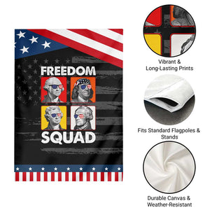 Freedom Squad Founding Fathers Patriotic Garden Flag American Revolution 4th of July