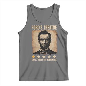 Abraham Lincoln Ford's Theatre Tank Top Awful Would Not Recommend Funny US History