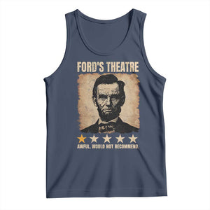Abraham Lincoln Ford's Theatre Tank Top Awful Would Not Recommend Funny US History