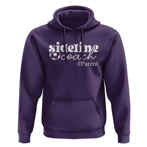 Funny Sideline Coach Parent Hoodie Soccer Mom Dad Football TS11 Purple Print Your Wear