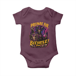 Prepare For Beeyatle Baby Onesie Funny Goat Wizard LitRPG Lover