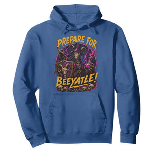 Prepare For Beeyatle Hoodie Funny Goat Wizard LitRPG Lover