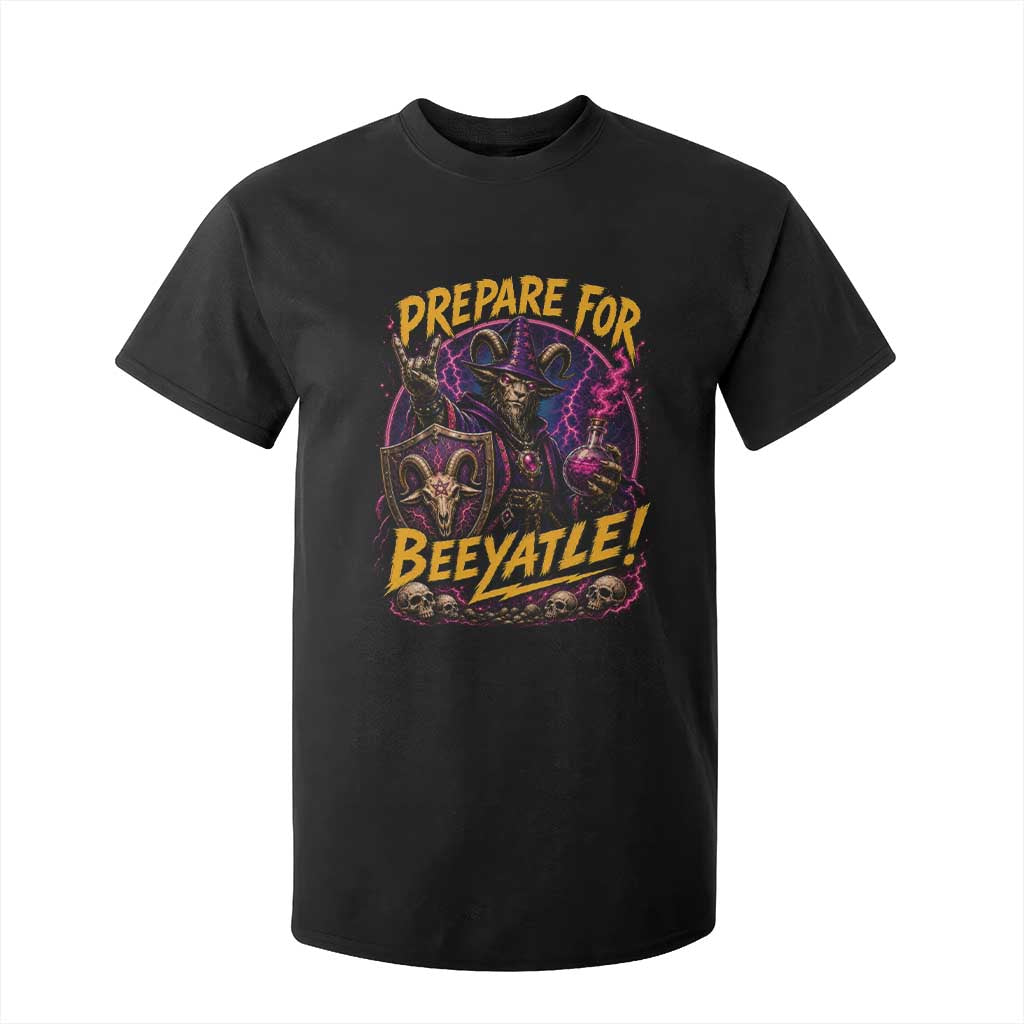 Prepare For Beeyatle T Shirt For Kid Funny Goat Wizard LitRPG Lover