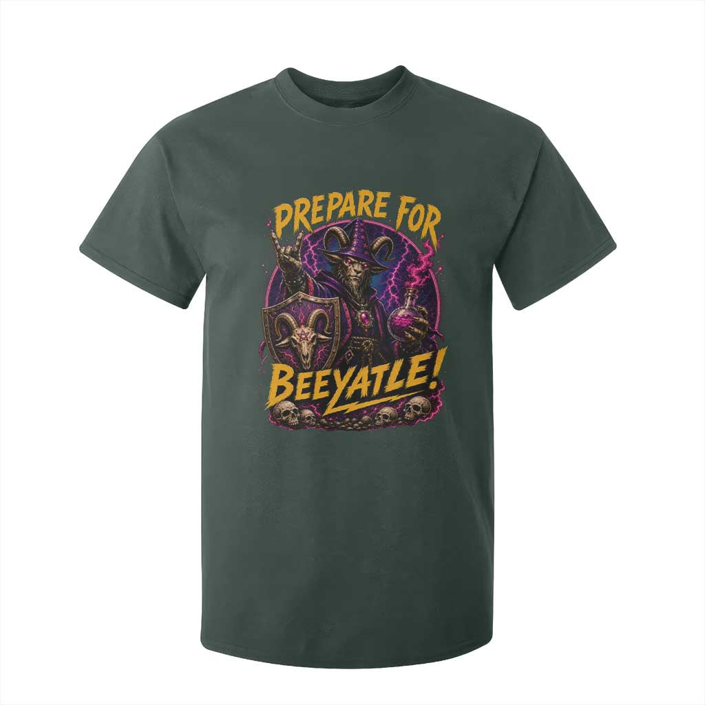Prepare For Beeyatle T Shirt For Kid Funny Goat Wizard LitRPG Lover