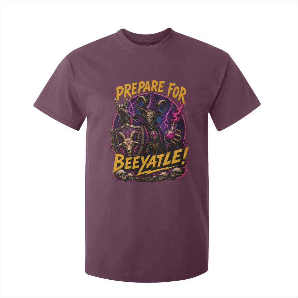 Prepare For Beeyatle T Shirt For Kid Funny Goat Wizard LitRPG Lover
