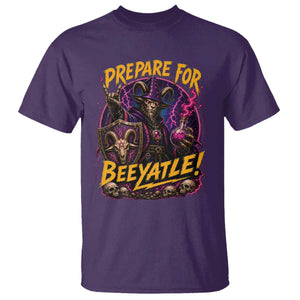 Prepare For Beeyatle T Shirt Funny Goat Wizard LitRPG Lover