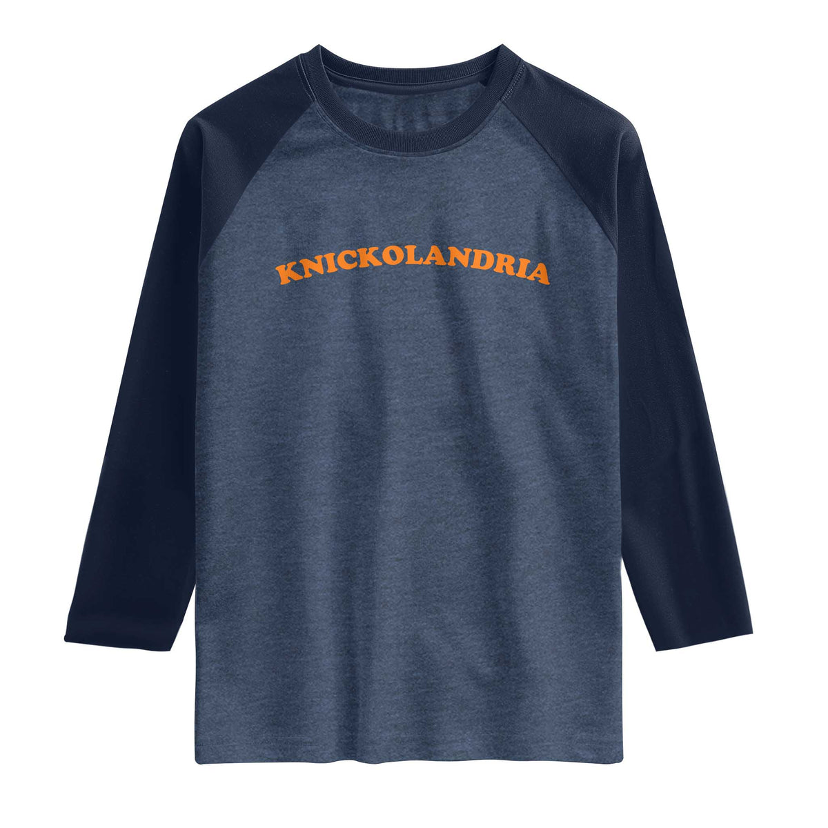 Knickolandria Funny Sports Saying for Fan Raglan Shirt