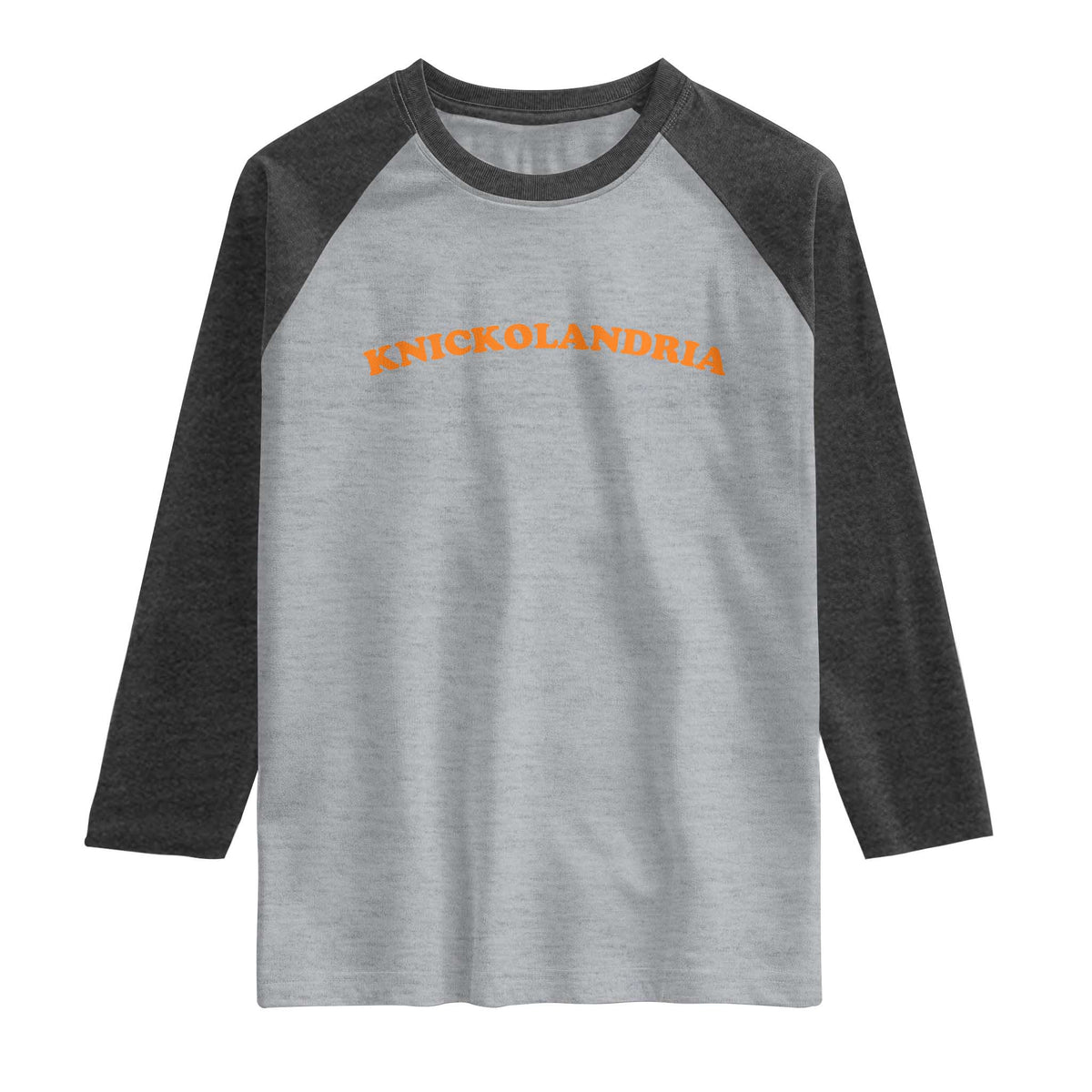 Knickolandria Funny Sports Saying for Fan Raglan Shirt