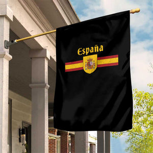 Espana Escudo Retro Spain Coat of Arms and Flag Español Garden Flag TS11 Print Your Wear