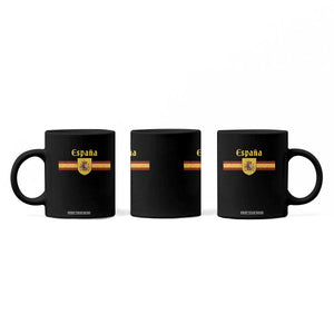 Espana Escudo Retro Spain Coat of Arms and Flag Español Coffee Mug TS11 Print Your Wear