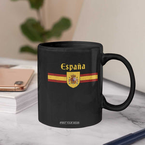 Espana Escudo Retro Spain Coat of Arms and Flag Español Coffee Mug TS11 Print Your Wear