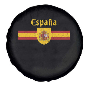 Espana Escudo Retro Spain Coat of Arms and Flag Español Spare Tire Cover TS11 Print Your Wear
