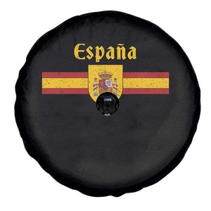 Espana Escudo Retro Spain Coat of Arms and Flag Español Spare Tire Cover TS11 Print Your Wear