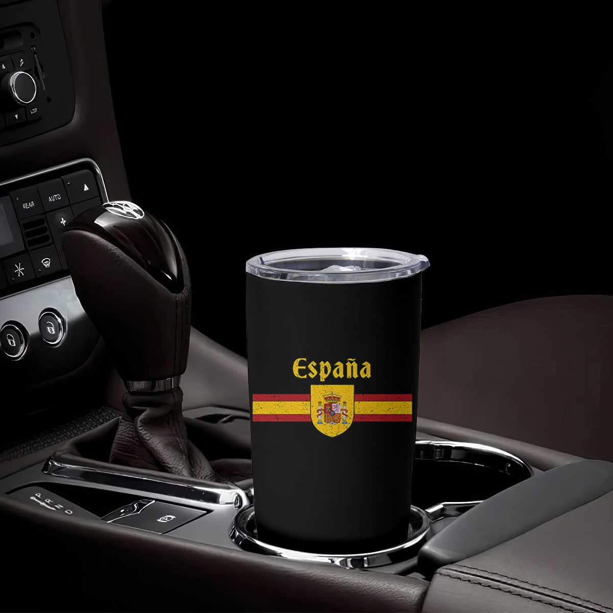 Espana Escudo Retro Spain Coat of Arms and Flag Español Tumbler Cup TS11 Print Your Wear