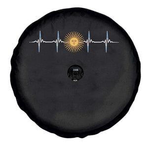 Argentina Sun of May Heartbeat ECG Pulse Argentine Pride Spare Tire Cover