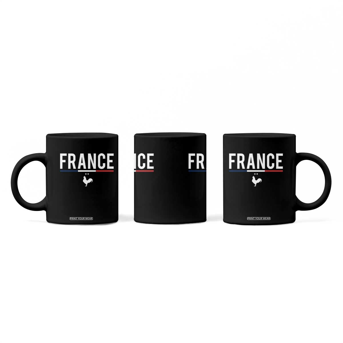 France Gallic Rooster Sports Throwback Design Vintage French Flag Coffee Mug TS11 Print Your Wear