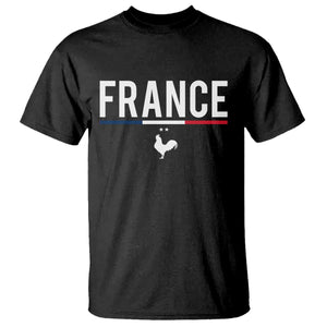 France Gallic Rooster Sports Throwback Design Vintage French Flag T Shirt