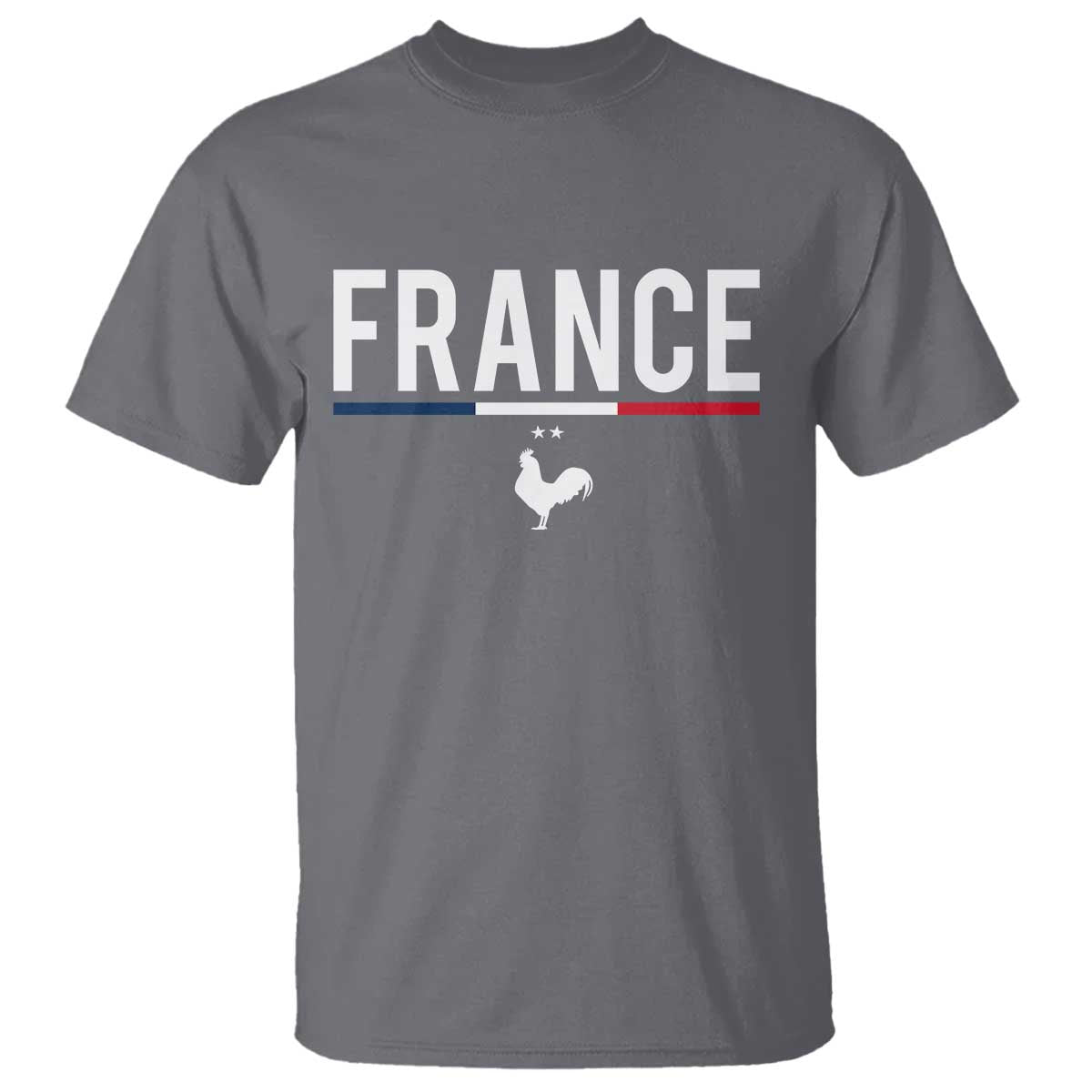 France Gallic Rooster Sports Throwback Design Vintage French Flag T Shirt