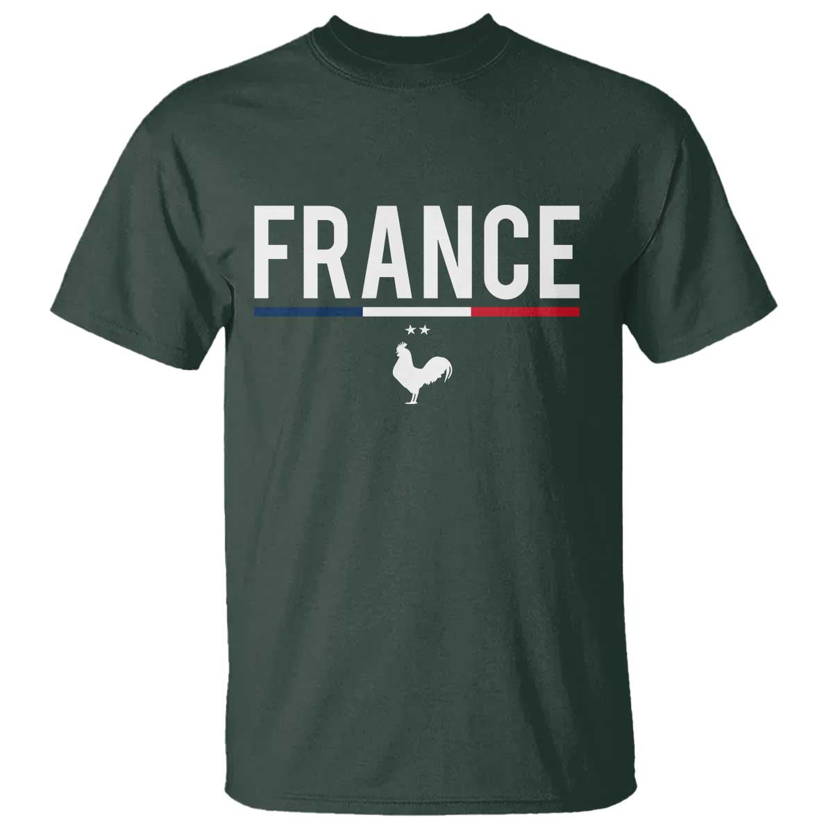 France Gallic Rooster Sports Throwback Design Vintage French Flag T Shirt