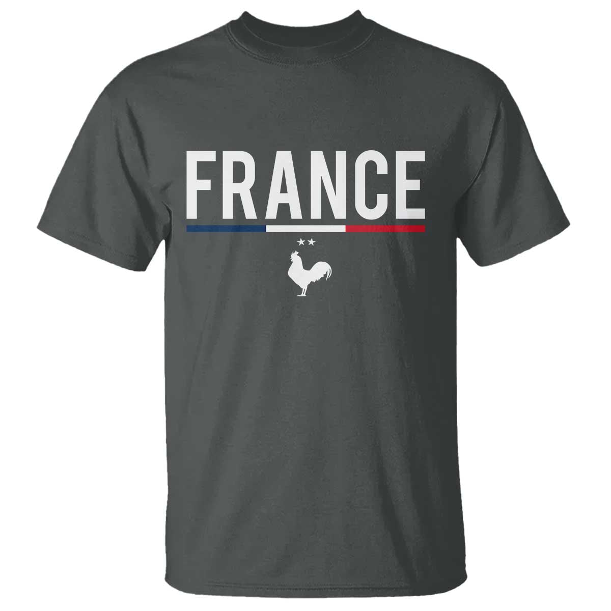 France Gallic Rooster Sports Throwback Design Vintage French Flag T Shirt