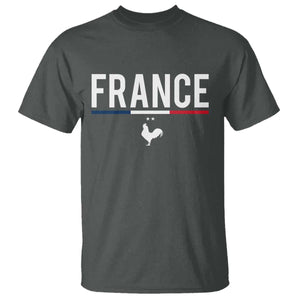 France Gallic Rooster Sports Throwback Design Vintage French Flag T Shirt