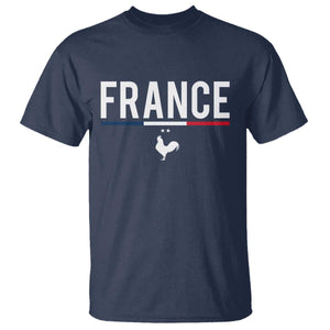 France Gallic Rooster Sports Throwback Design Vintage French Flag T Shirt