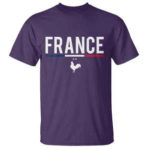 France Gallic Rooster Sports Throwback Design Vintage French Flag T Shirt