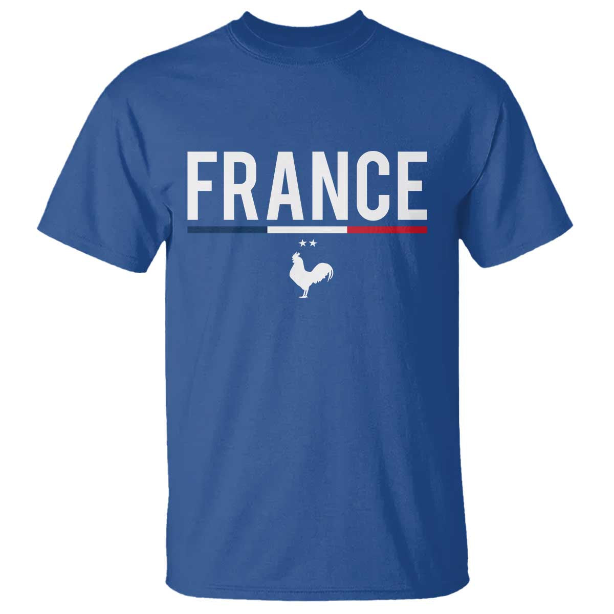 France Gallic Rooster Sports Throwback Design Vintage French Flag T Shirt
