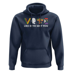 Vote Like Ruth Sent You Hoodie RBG Feminist Women's Rights TS11 Navy Print Your Wear