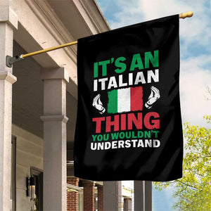 Its An Italian Thing You Wouldnt Understand Garden Flag Che Vuoi Italian Flag TS11 Print Your Wear