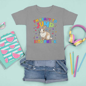 I'm Ready To Jump Into Pre-K T Shirt For Kid Back To School Rabbit Heart TS11 Sport Gray Print Your Wear
