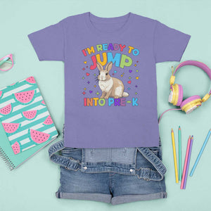 I'm Ready To Jump Into Pre-K T Shirt For Kid Back To School Rabbit Heart TS11 Violet Print Your Wear
