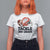 Ready To Tackle 3rd Grade T Shirt For Women Back To School Football Helmet TS11 White Print Your Wear