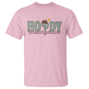 Howdy Kindergarten Teacher T Shirt Rodeo Country Western Cactus Cowboy TS11 Light Pink Print Your Wear