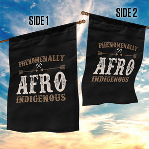 Proud Native American Phenomenally Afro Indigenous Garden Flag TS11 Print Your Wear