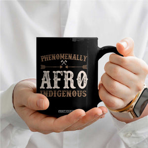 Proud Native American Phenomenally Afro Indigenous Coffee Mug TS11 Print Your Wear