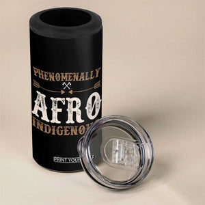 Proud Native American Phenomenally Afro Indigenous 4 in 1 Can Cooler Tumbler TS11 Print Your Wear