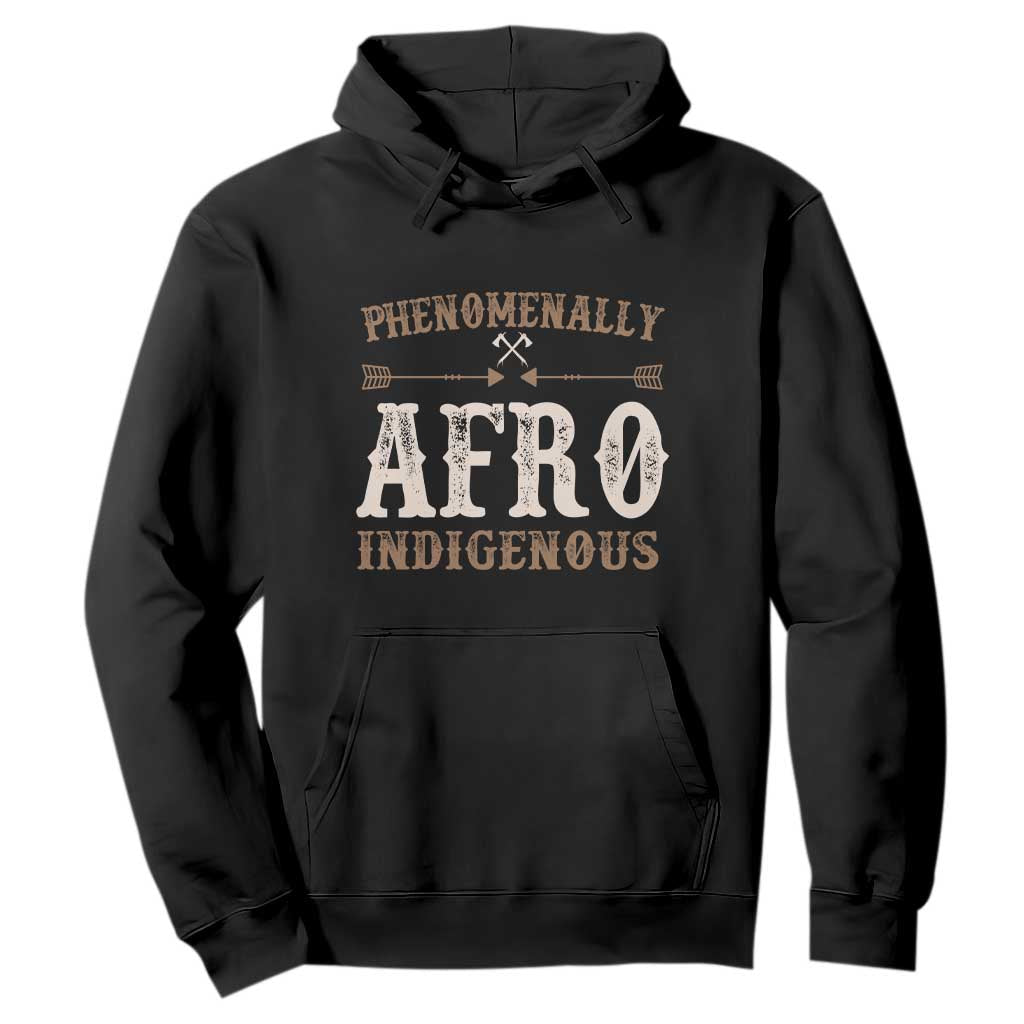 Proud Native American Phenomenally Afro Indigenous Hoodie TS11 Black Print Your Wear