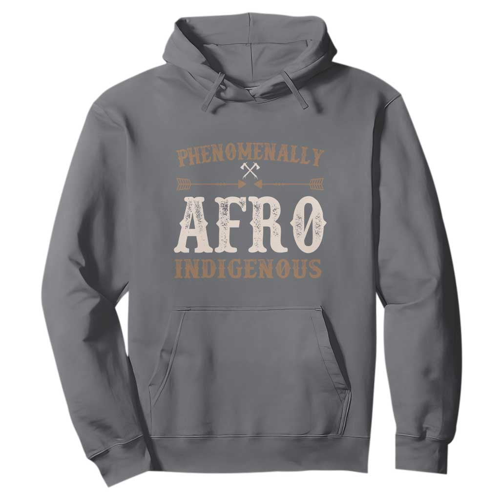 Proud Native American Phenomenally Afro Indigenous Hoodie TS11 Charcoal Print Your Wear