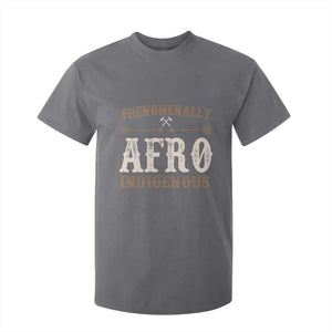 Proud Native American Phenomenally Afro Indigenous T Shirt For Kid TS11 Charcoal Print Your Wear