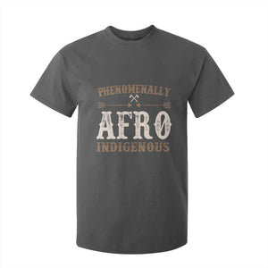 Proud Native American Phenomenally Afro Indigenous T Shirt For Kid TS11 Dark Heather Print Your Wear