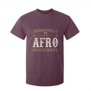 Proud Native American Phenomenally Afro Indigenous T Shirt For Kid TS11 Maroon Print Your Wear