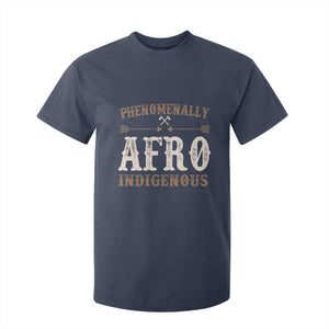 Proud Native American Phenomenally Afro Indigenous T Shirt For Kid TS11 Navy Print Your Wear
