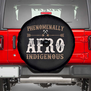 Proud Native American Phenomenally Afro Indigenous Spare Tire Cover TS11 Black Print Your Wear